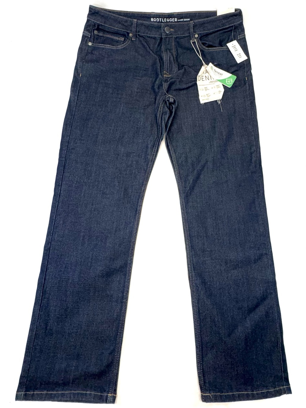 Bootlegger Smart Denim The Athletic Rinse Stretch Jeans Size 36